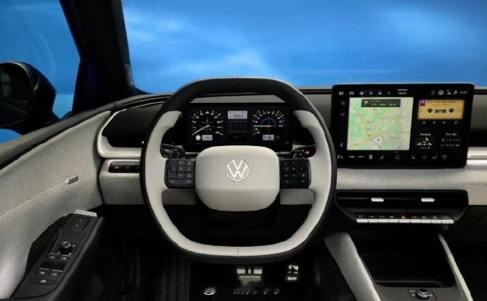 大众ID.Polo方向盘和仪表细节传统按键彻底回归！大家还记不记得以前的普桑仪表