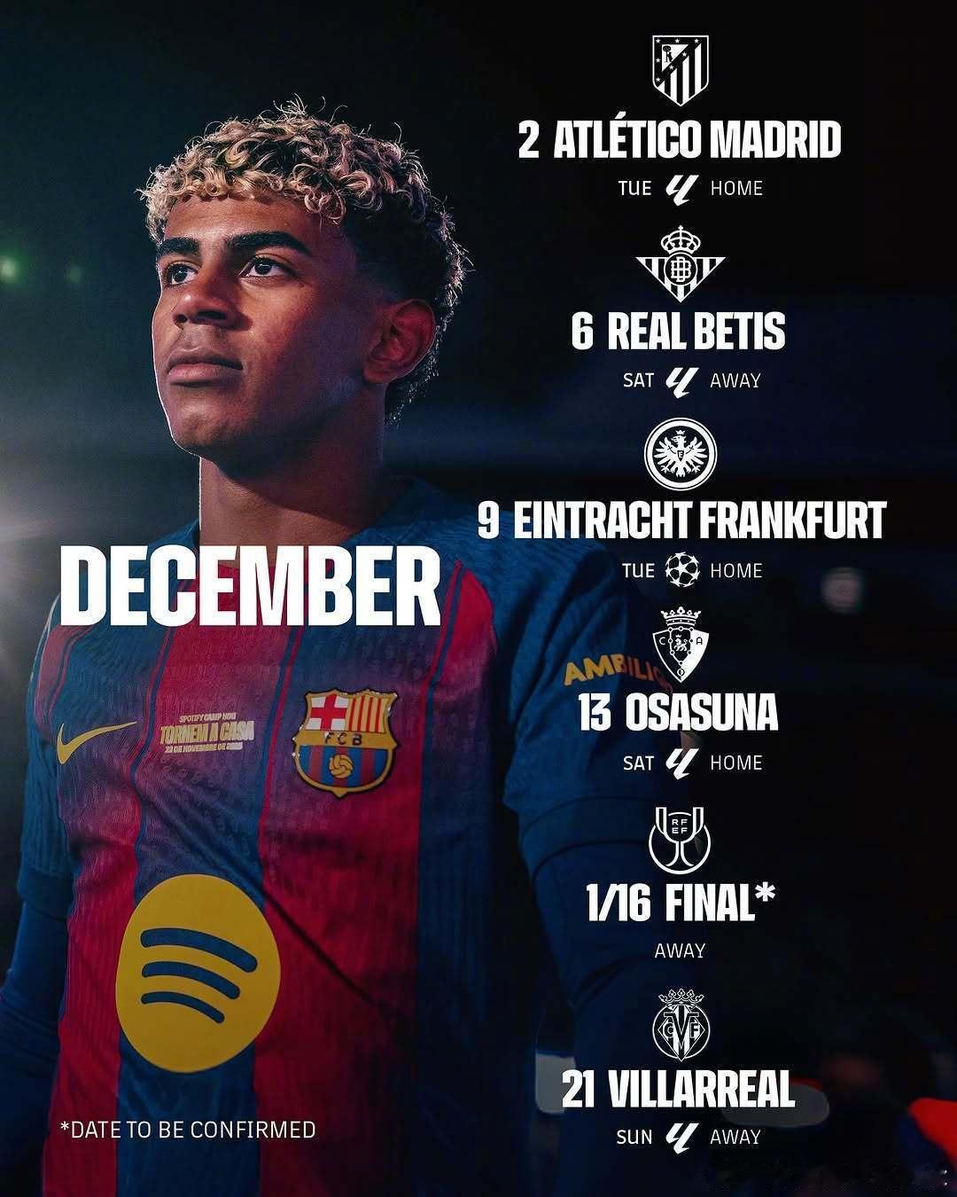 ❄️十二月，请你对巴萨男足和女足都好一点🙏🏻🔚开始做法，请让我们顺利为20