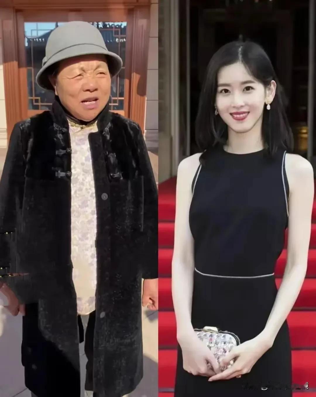老刘家能娶到这么漂亮能干的媳妇，婆婆心里乐开了花。
照片中的奶茶妹妹太漂亮了，白