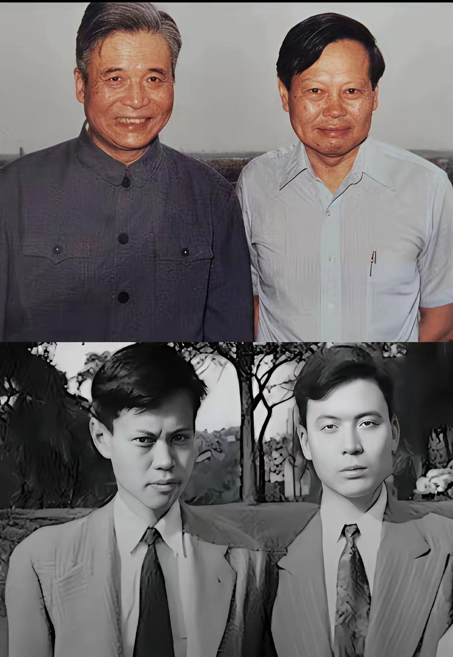 邓稼先:我学物理。
杨振宁:我也学物理。
​​邓稼先:我专工程物理，1950年拿