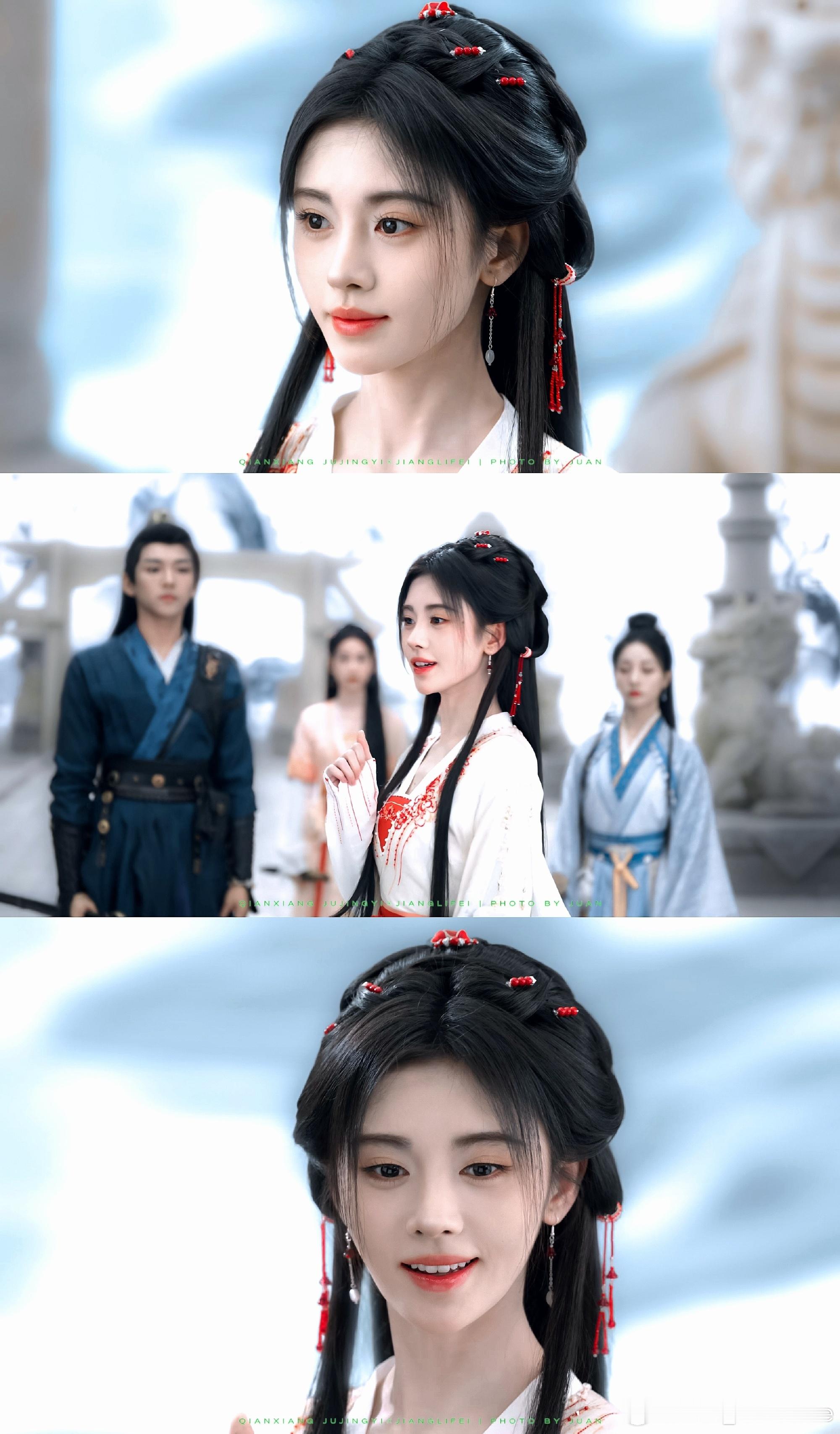 鞠婧祎  jjy千香有效播放量破亿 jjy鞠婧祎姜黎非 如果是你站在我面前张开双