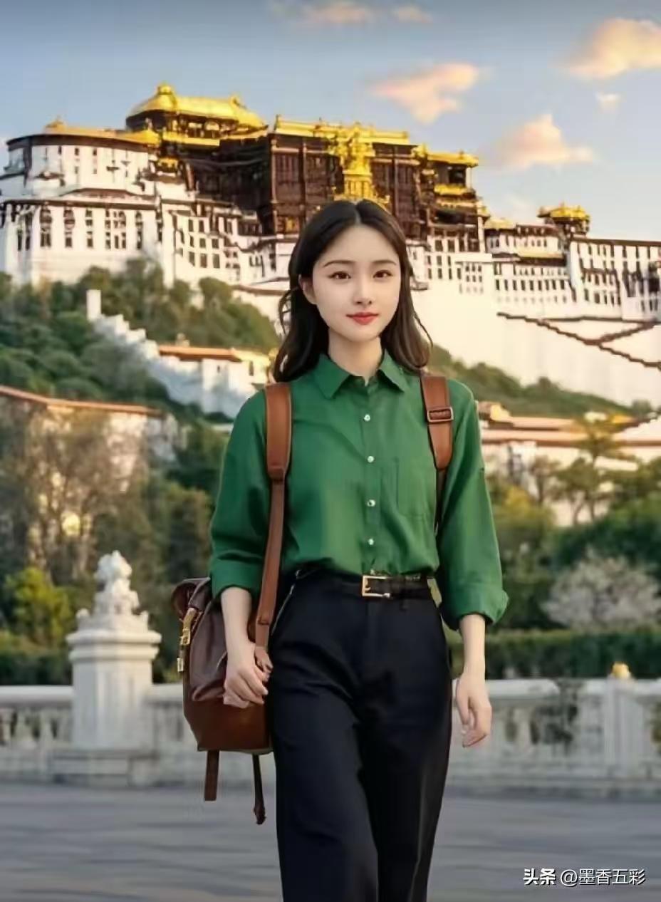 塞鸿秋·无亲也有情
徐行慢踏斜阳暮，
布宫沐影临风伫。
清颜胜似琼瑶素，
灵心暗