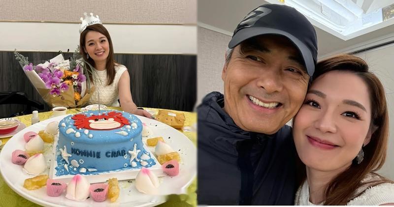 吕慧仪43岁生日获发哥亲自送上长寿麵︰开心到瞓唔着吕慧仪今天（3日）43岁生日，