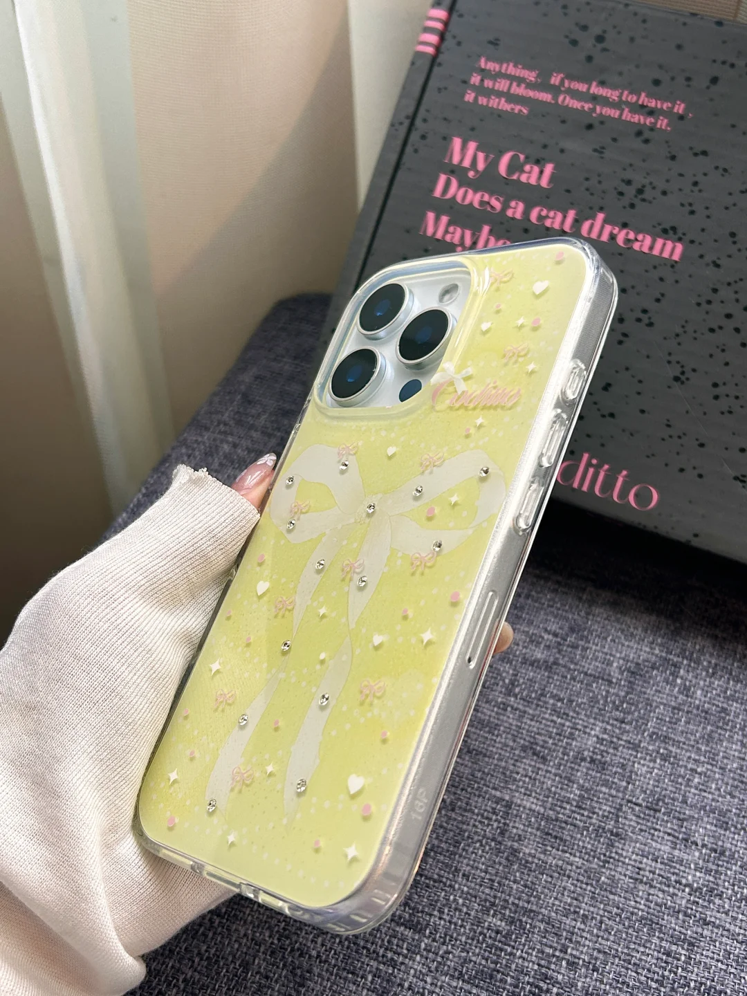 很喜欢的清新黄色系高颜值氛围感手机壳耶！！
