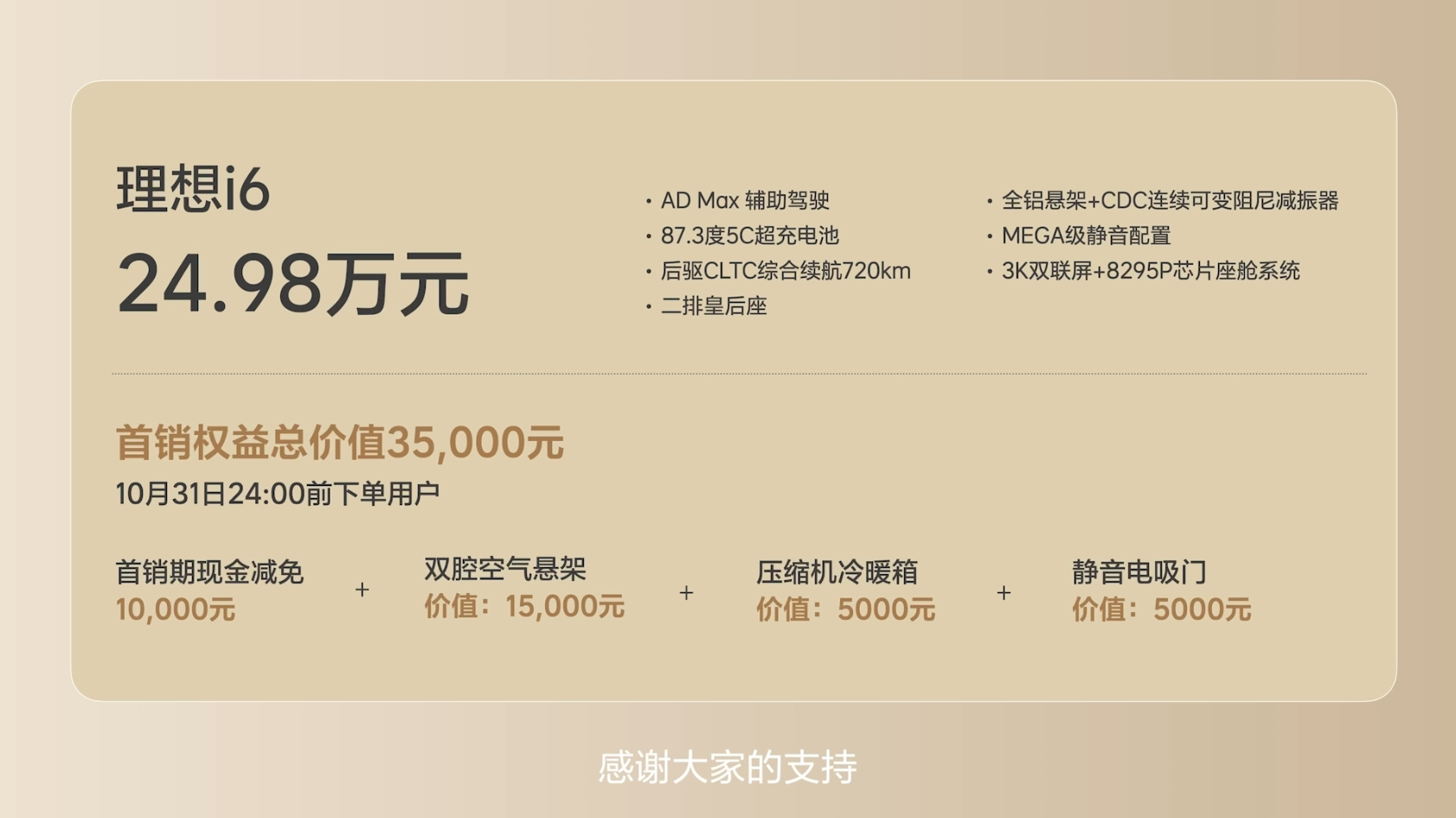 理想i6这个价格怎么样？ ​​​
