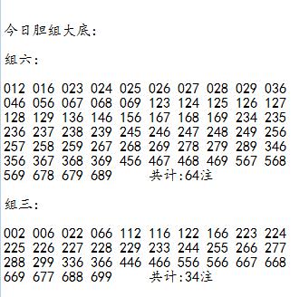 逍遥福彩3D第2025039期胆码作业
★
本期作业：
双胆：2、6（出1-2个