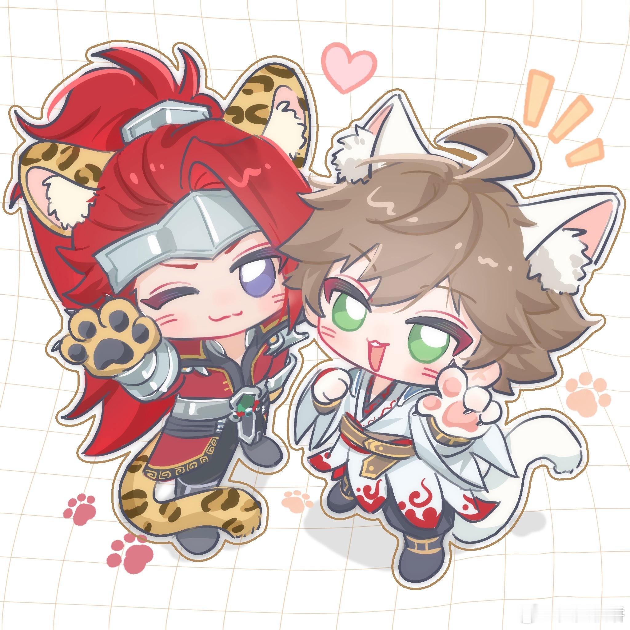 【信白十周年192h丨20日00:00】最爱的豹豹猫猫🐾 上一棒：下一棒：拾言