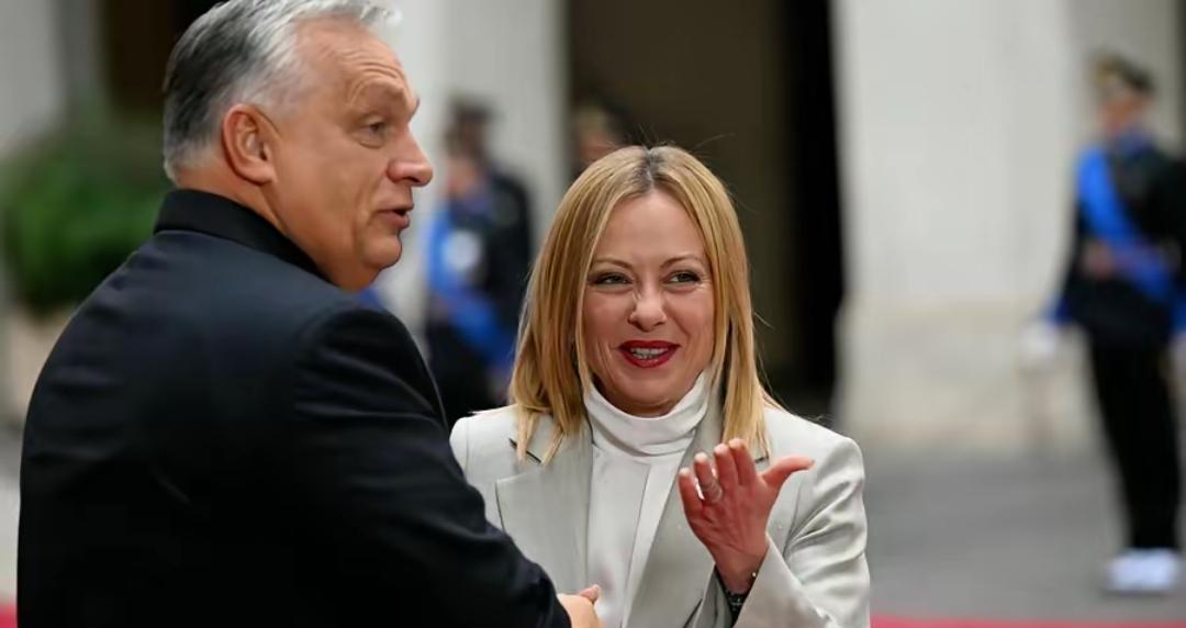 又一个匈牙利出现了，意大利首相梅洛尼打破了欧盟成员的“一致立场”，对欧尔班在乌克