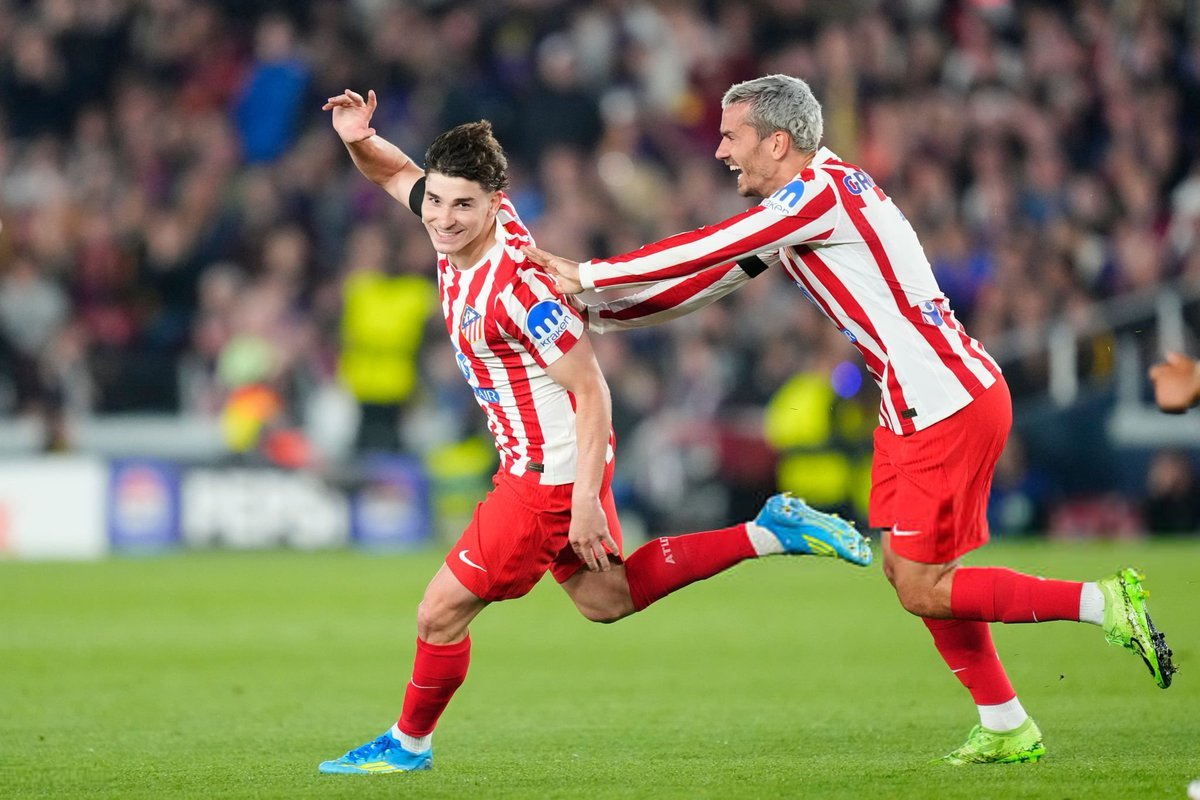阿尔瓦雷斯🇦🇷🇦🇷巴萨vs马竞欧冠联赛
