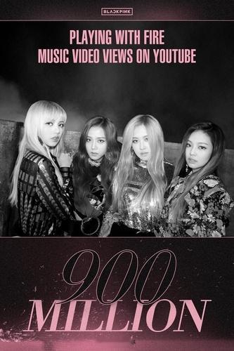 【 BLACKPINK 《PLAYING WITH FIRE》播放量突破9亿次】