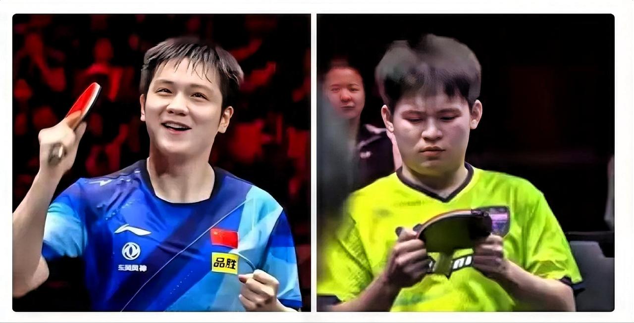 樊振东夺得冠军后，
场上的这一幕太搞笑了！

石头弟弟端详着自己的拍子，产生了怀