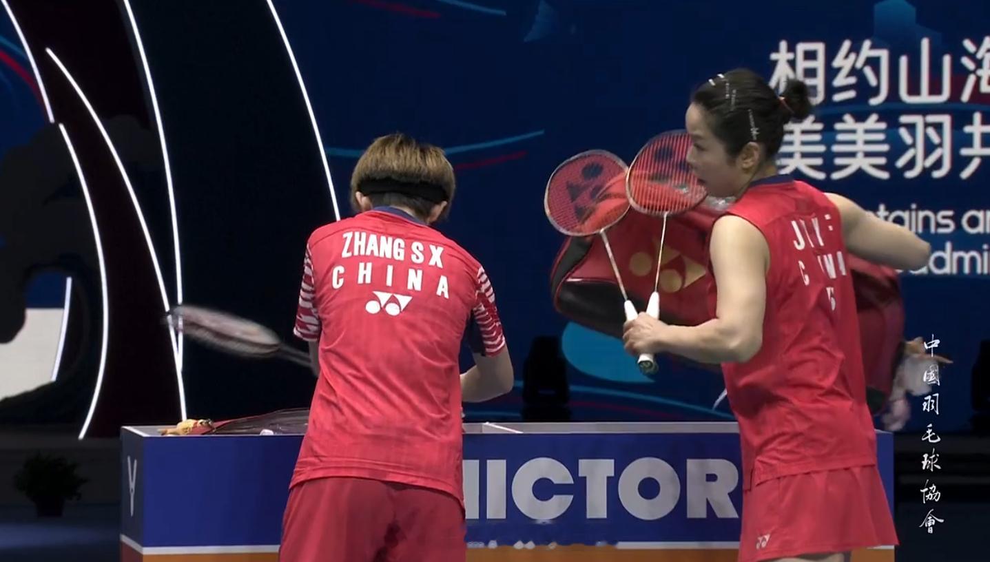 女团 半决赛 中国 1-0 中国台北 女单 高昉洁 18-21 21-17 21