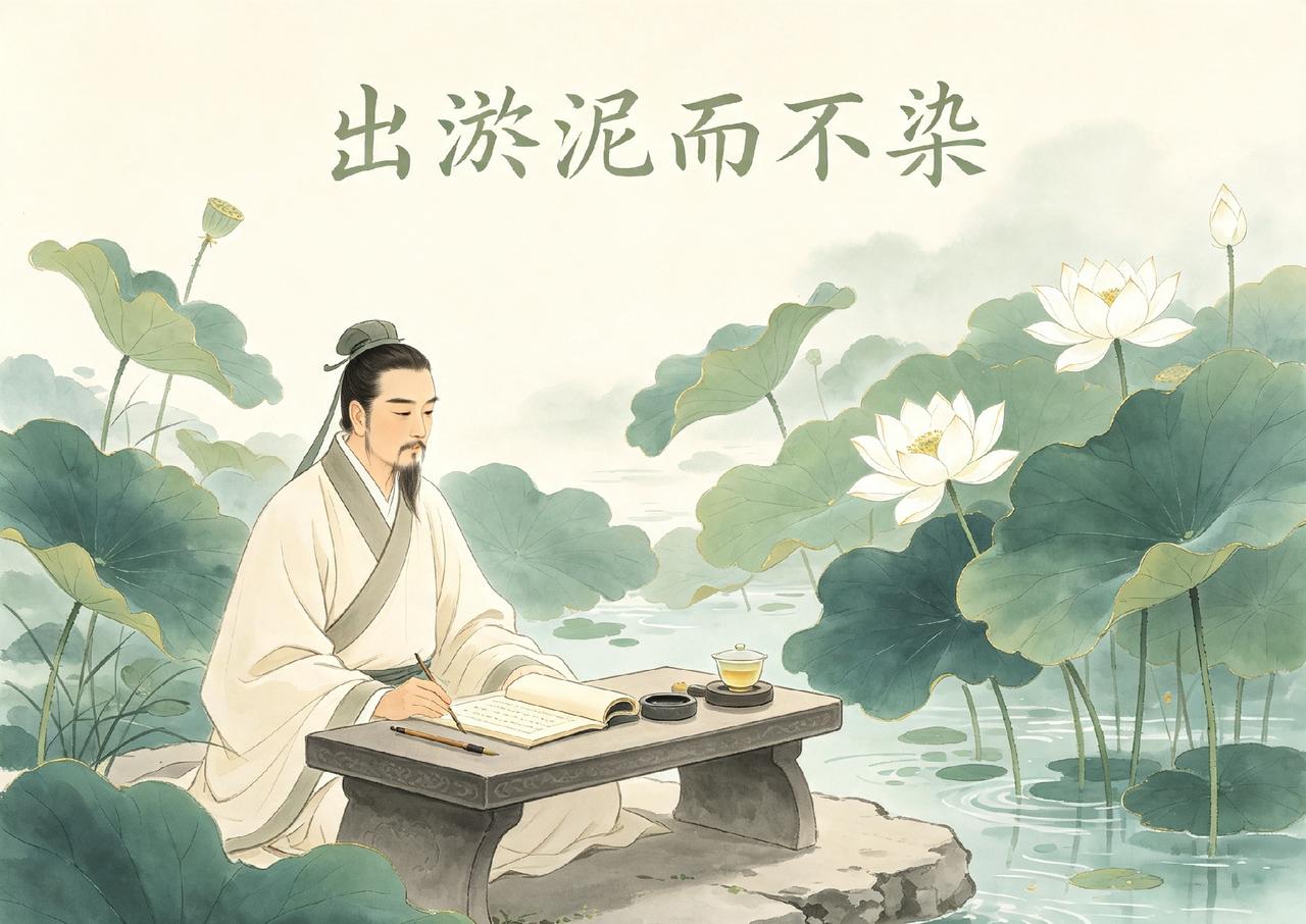 7月24日：写下《爱莲说》的周敦颐，不止是文人，更是影响后世千年的理学开山人！