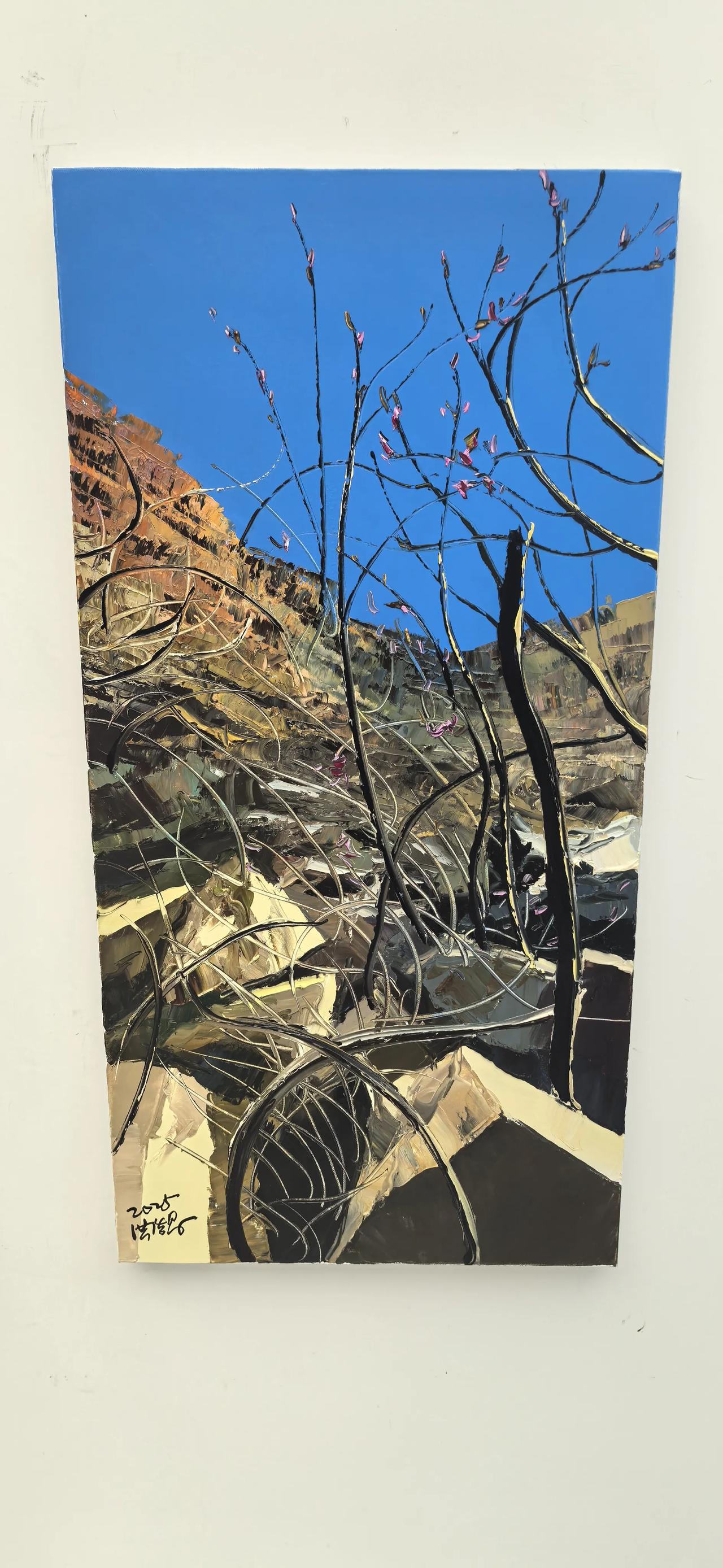 画家洪浩昌：人的生命是有限的，艺术作品的生命是无限的

这是前天在画家洪浩昌的宋