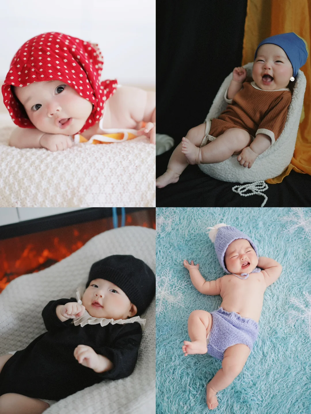 花50块给女儿拍的百天照，附修图教程