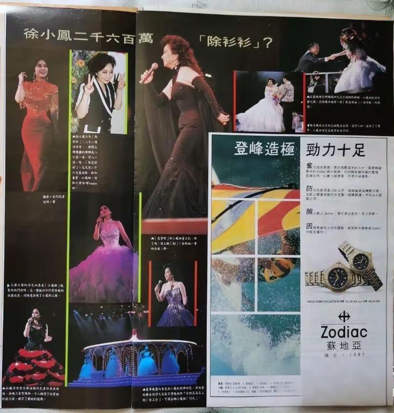 徐小凤1992年33场红馆演唱会，收入2600万！