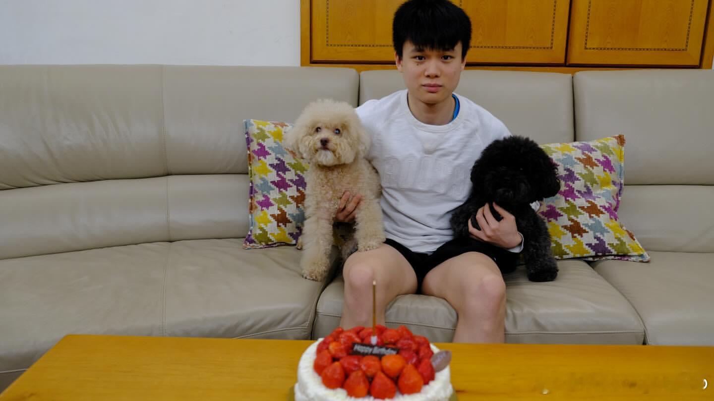 冯翊新：开启2026第一天新年新气象祝大家新年快乐🐶小龙🐶小灰灰 