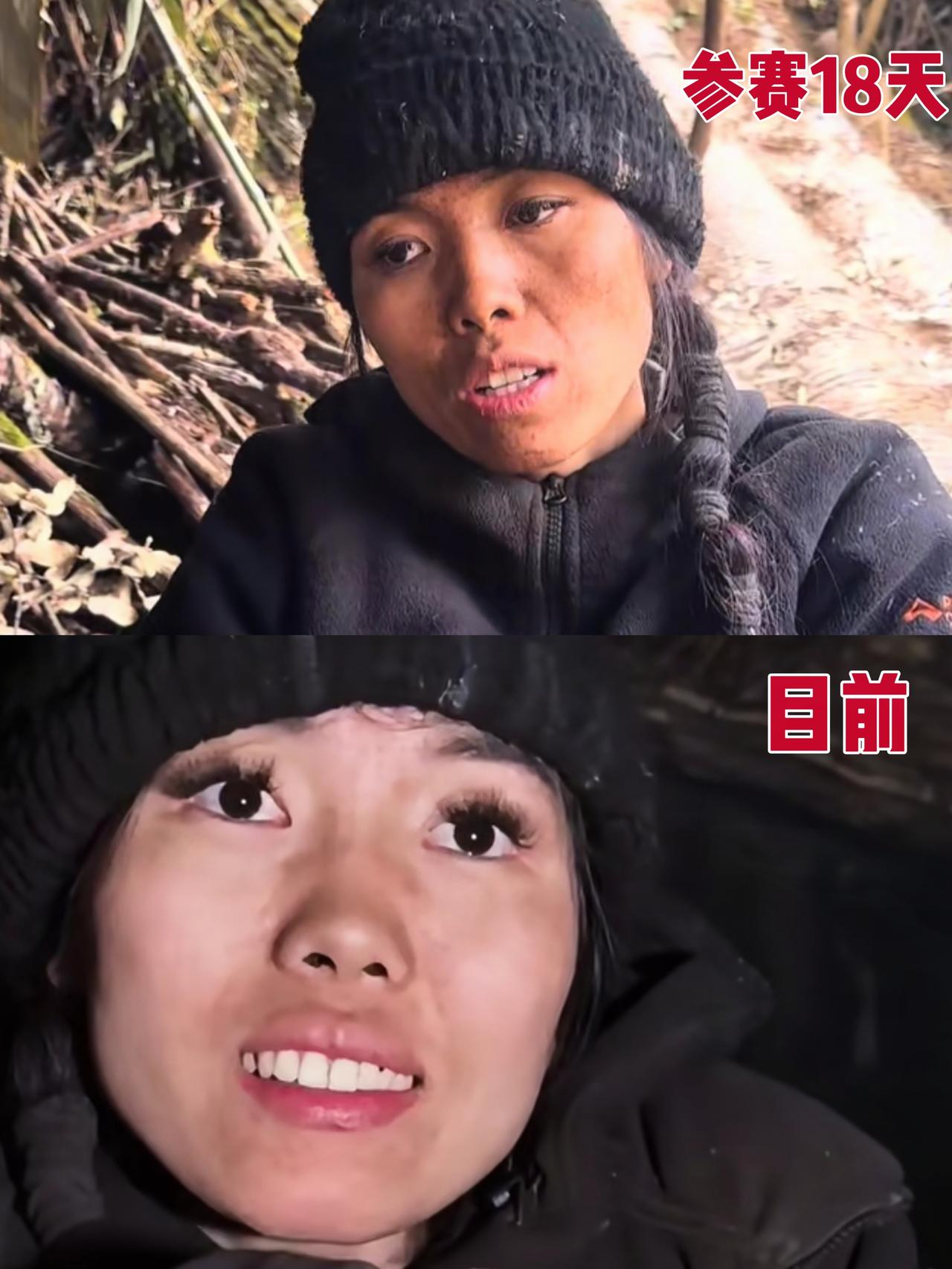 荒野求生唯一女选手要稳拿冠军了，不是因为她无人能比的毅力，也不是七星山要签约她，