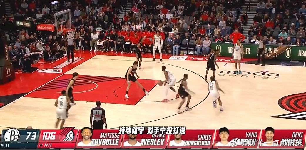 尽管杨瀚森今天是在比赛末节垃圾时间登场，但他抓住了时隔5场的出场机会，9分钟内2