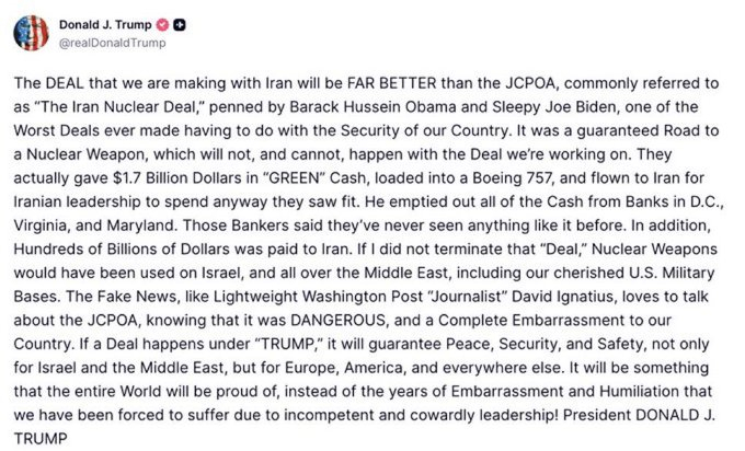 就是这样！这就是伊朗整个局势一直以来的核心，清理奥巴马留下的烂摊子。特朗普正在提