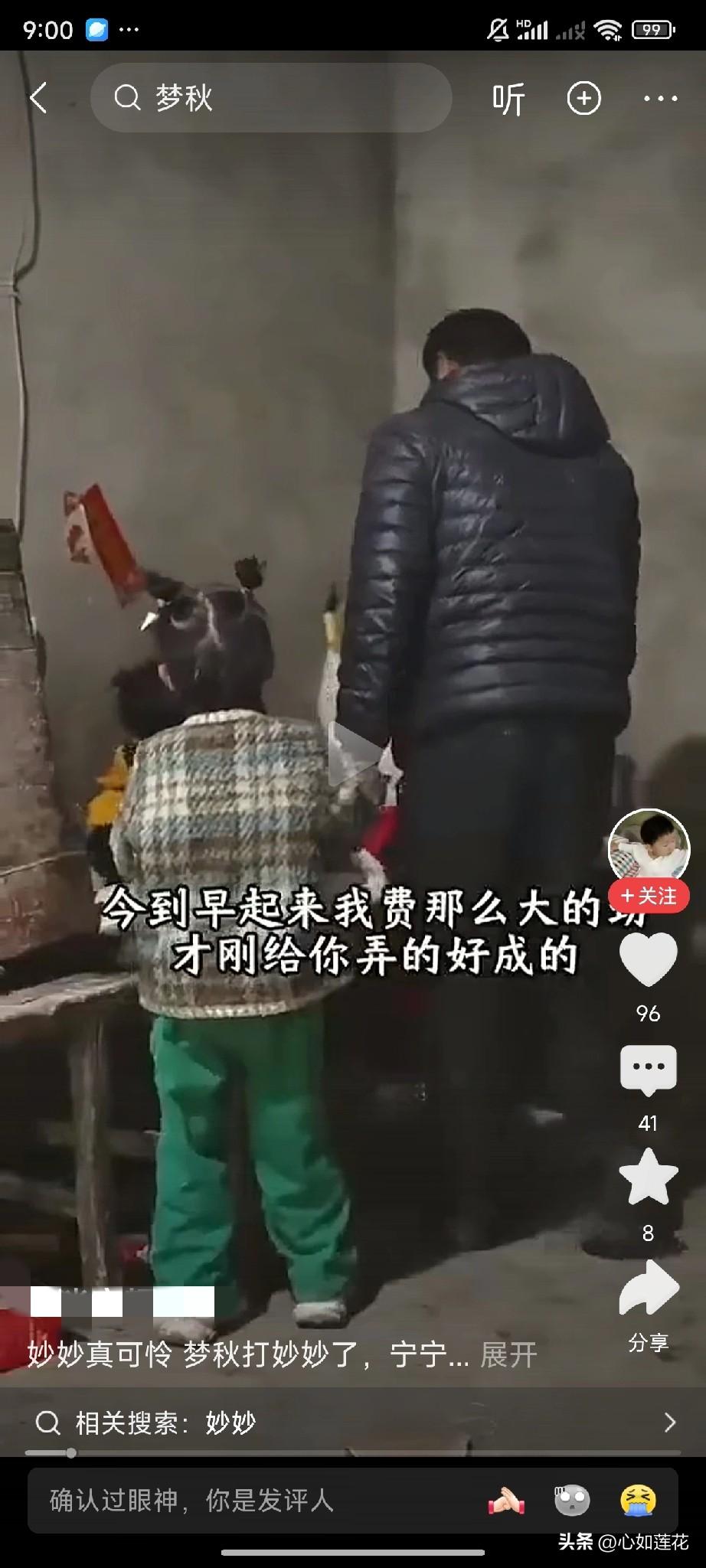 不能怪宁宁打傻梦秋，她太能作践人了，全网都知道她有智力问题，但也知道她装傻充愣这
