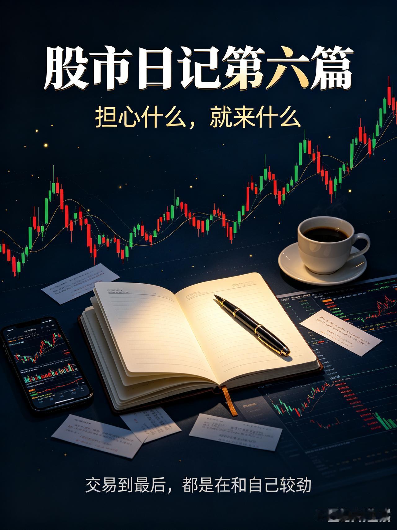 股市日记第六篇：担心什么，就来什么
 
今天睡过头了，一觉醒来已经九点五十。
 