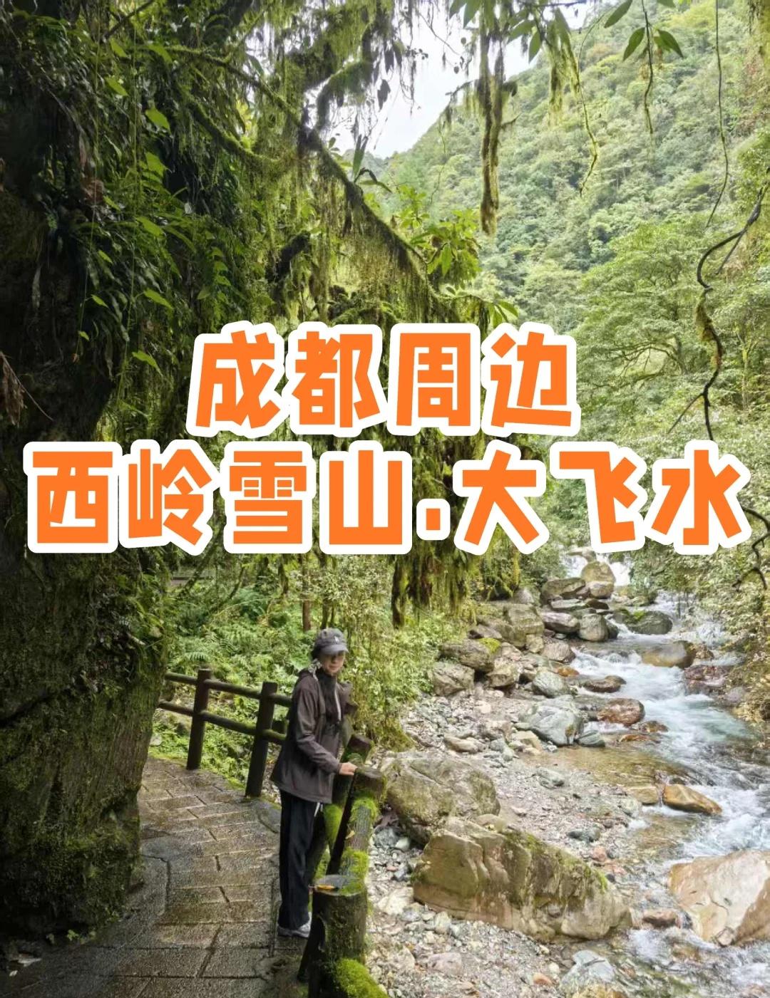 在成都！！周末进山当神仙啦～‼️
在成都的姐妹听我一句劝！！
周末别再逛商场了！