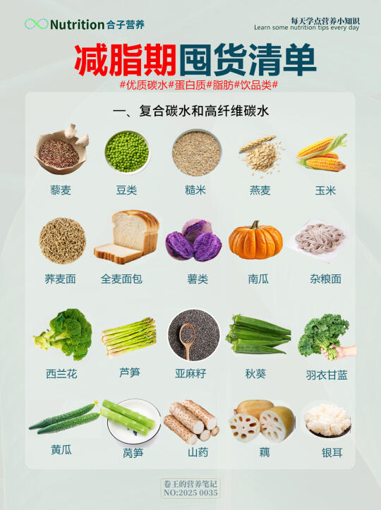 减脂期囤货清单｜吃对才能瘦得香！