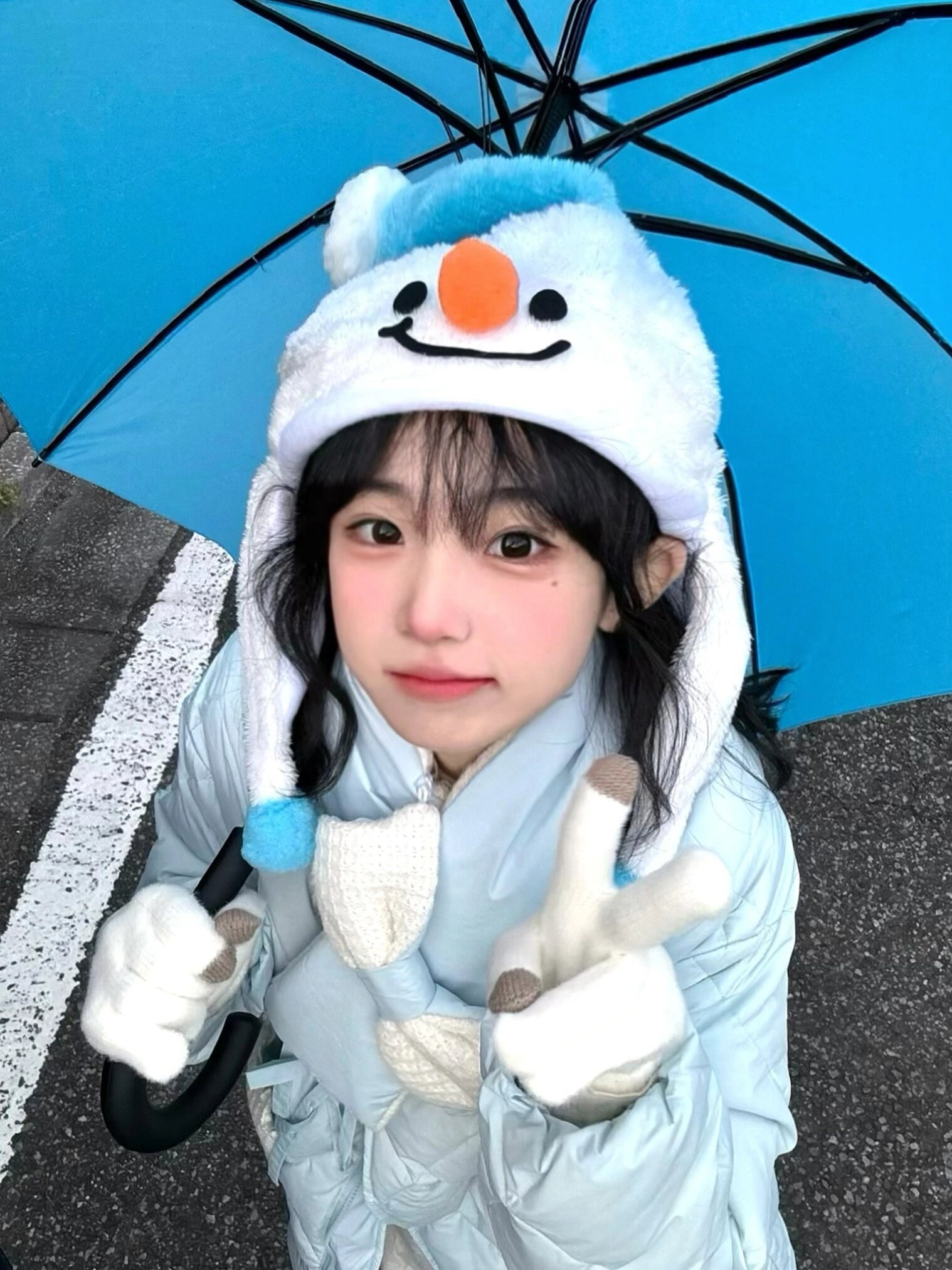 𝐒𝐡𝐚𝐫𝐞·蓝色头像🐇#女生头像# ​​​