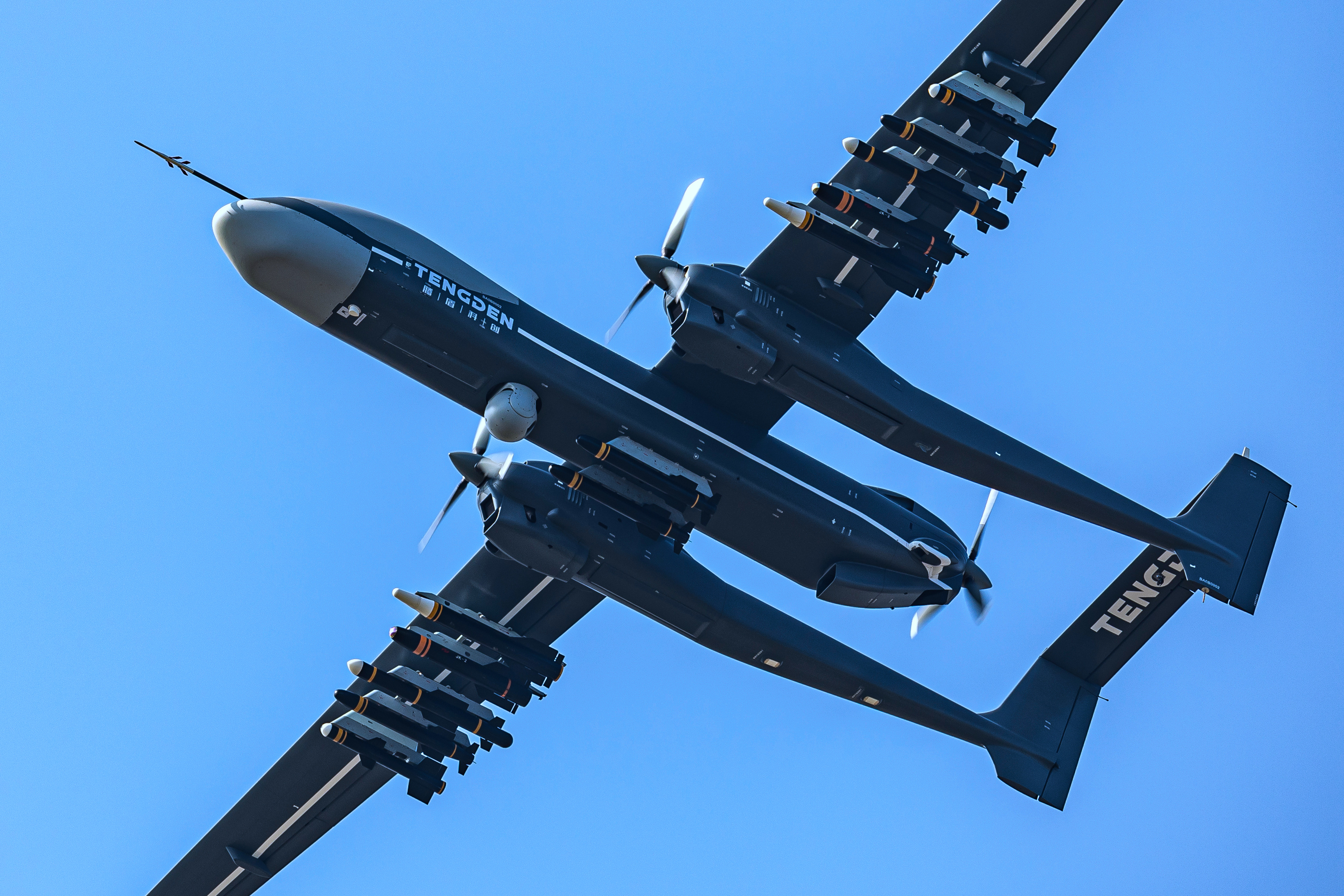 #航空新视野[超话]# 国产双尾蝎无人机无水印高清大图，已发V+ ​​​