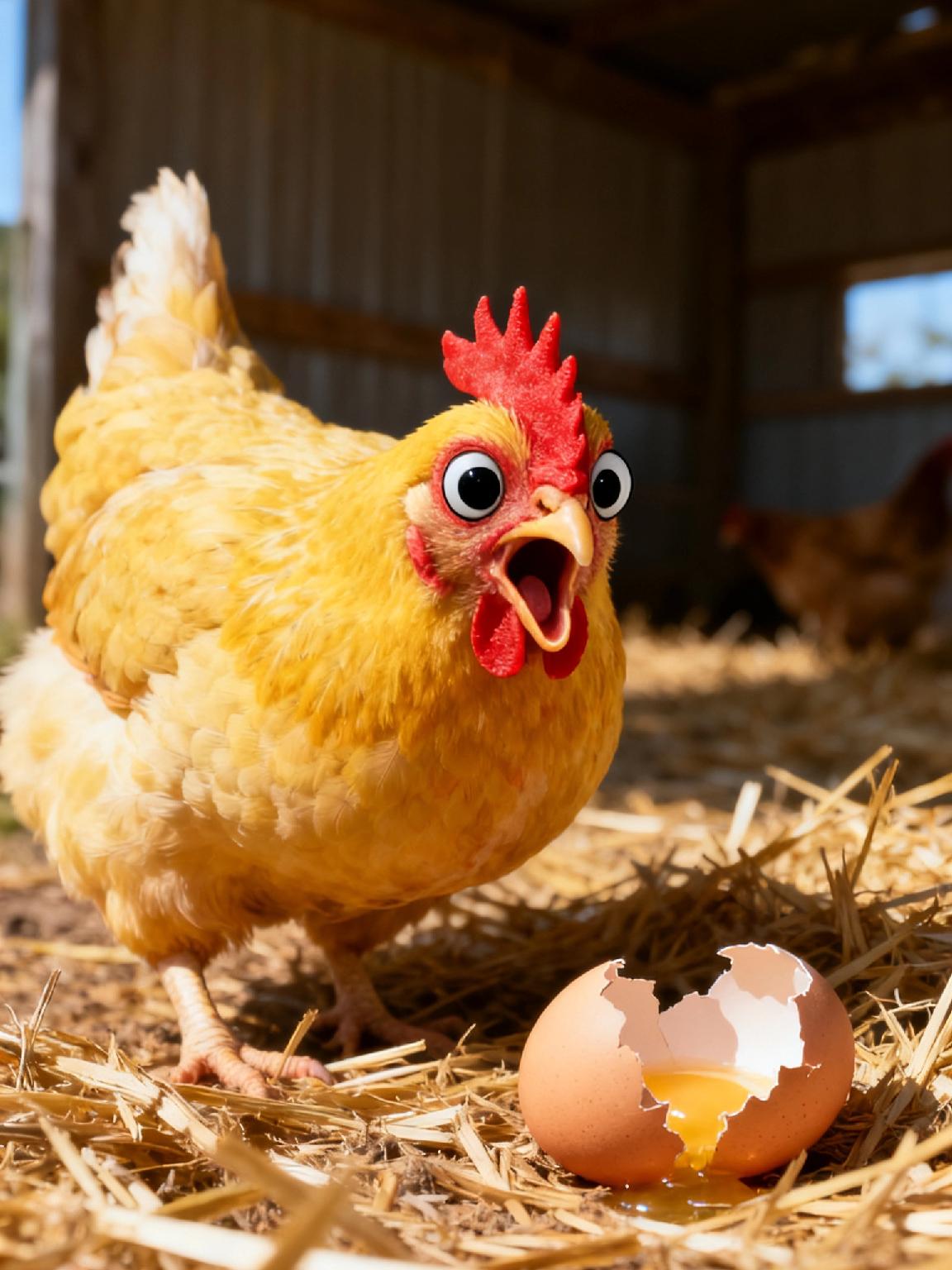 史上最快鸡蛋销售员诞生！一秒卖掉56箱鸡蛋！山东男子背手按升降台遥控器，误将下降