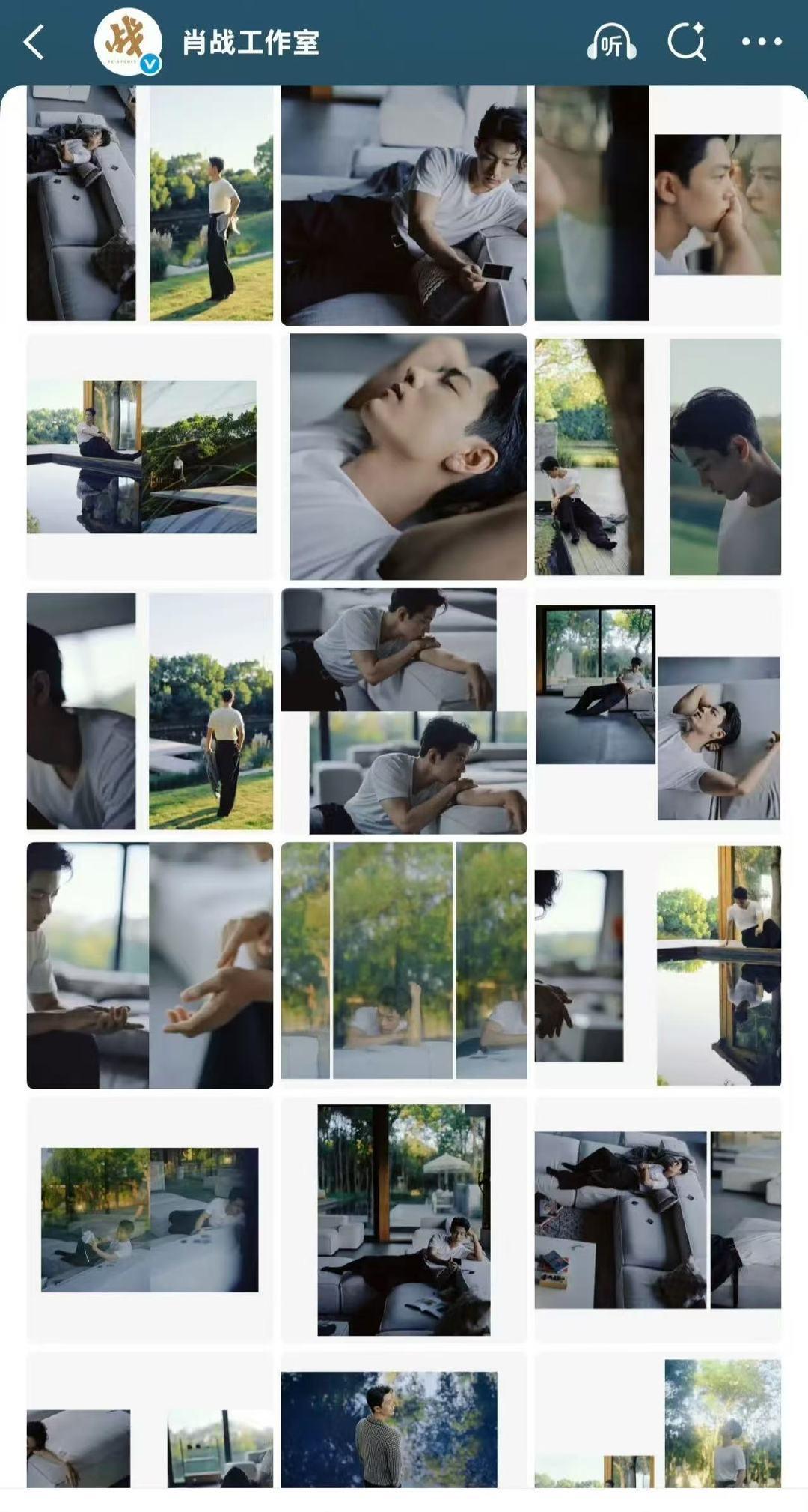 肖战工作室仪式感肖战工作室发了34张图 真的是34张图，好有仪式感！ ​​​