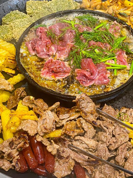 来宁波一定要来吃贵州烙锅烤肉！香迷糊了！