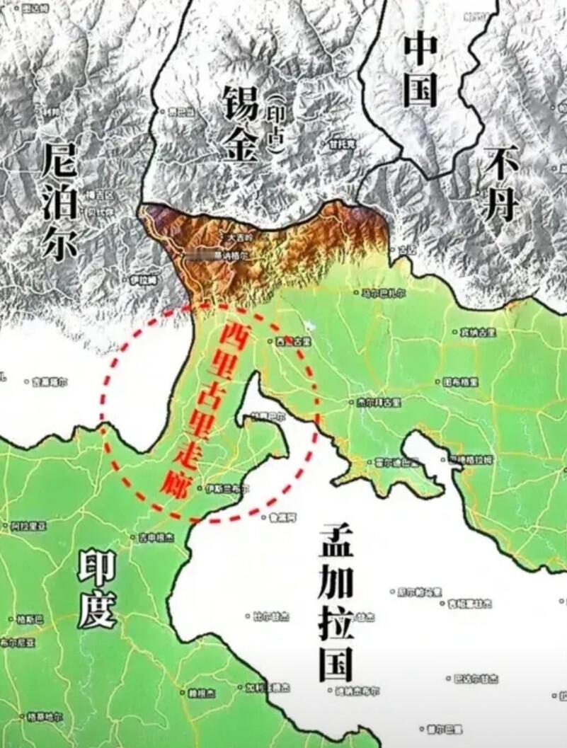 印度的七寸：西里古里走廊打蛇打七寸，我们不光要收回藏南，印度可以策动东巴基斯坦（