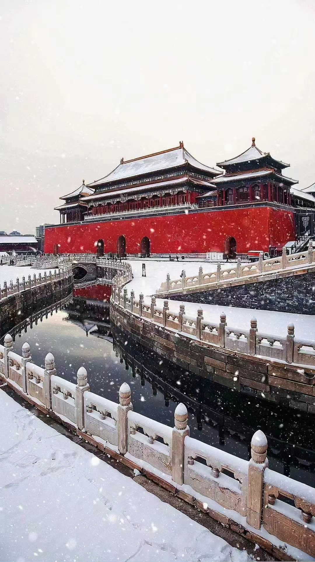 大北京 真漂亮故宫博物院 美#故宫雪景大片# 图片来源网络 ​​​