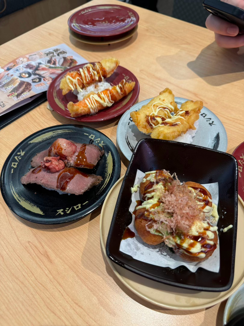 又在寿司郎闹笑话 