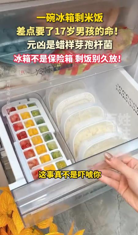 “热透了也没用！”河南，17岁男孩吃下一碗冰箱里的剩米饭，没发霉没异味，几小时后