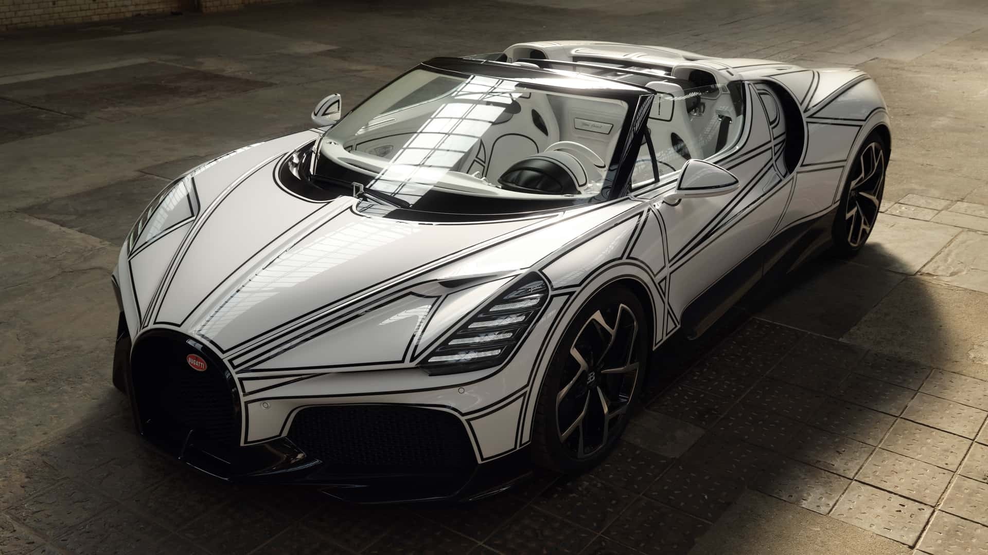 Bugatti W16 Mistral Blanc Eternel 