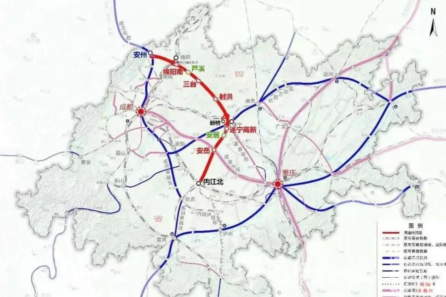 92亿砸向四川！绵遂内铁路遂宁至内江段中标揭晓，三家联合体瓜分
最近新建绵阳—遂