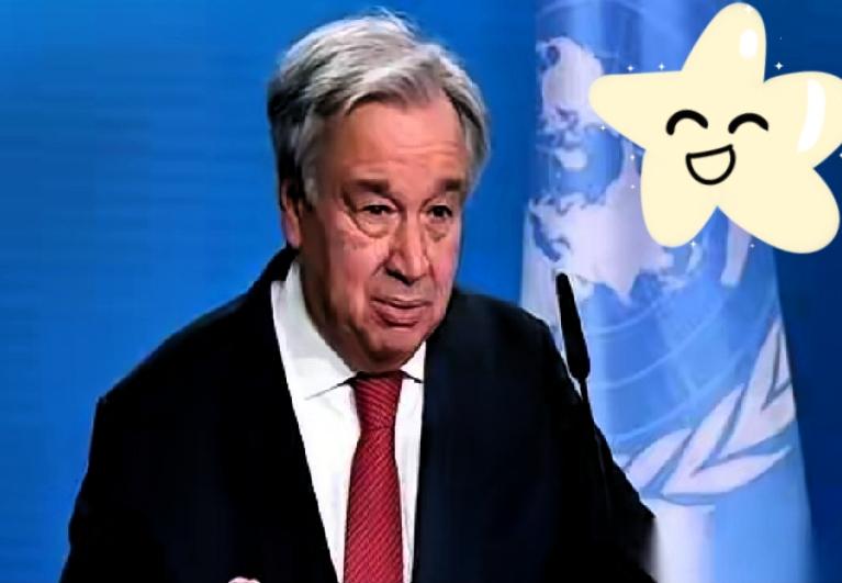 联合国秘书长古特雷斯，当众点名中国。
紧接着他面向所有发达国家发出呼吁：“大家都