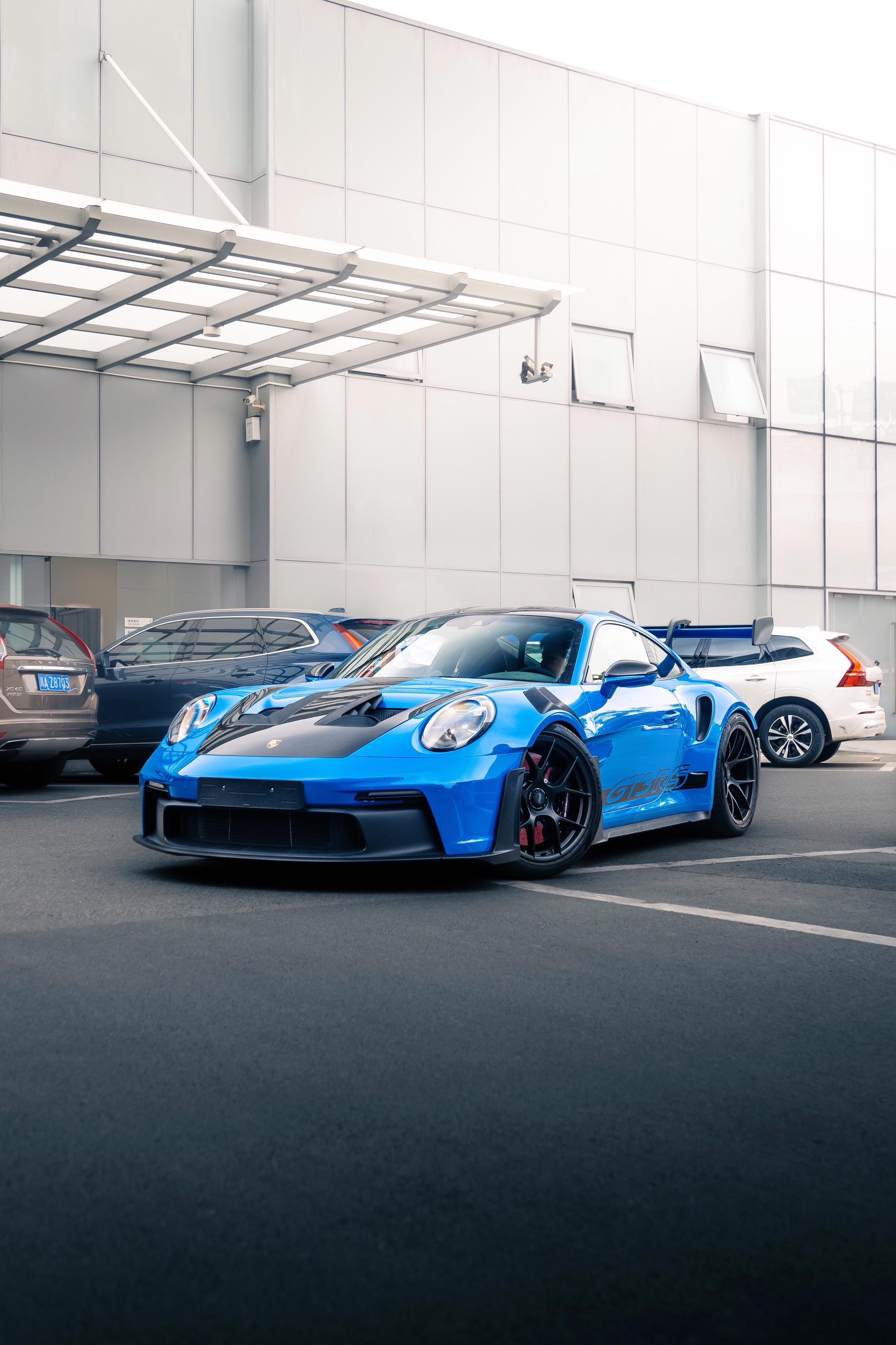 鲨蓝992 GT3RS！自吸蛙王依旧帅得无可挑剔