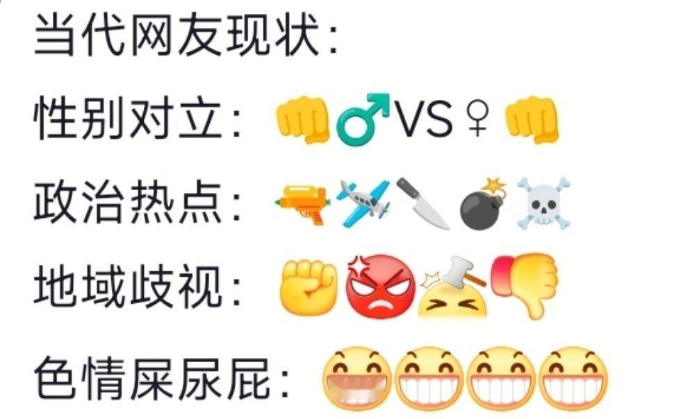 当代网友现状 ​​​