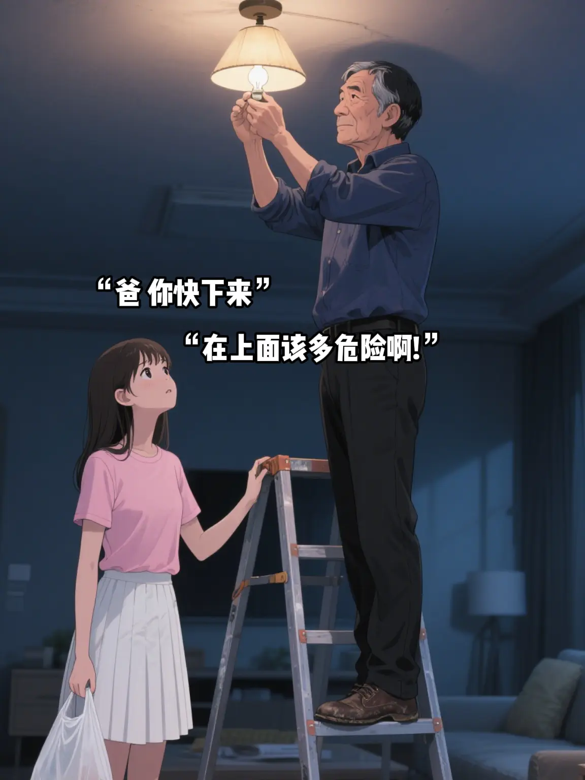 女儿啊..总会有一个天使，替爸爸继续爱你。