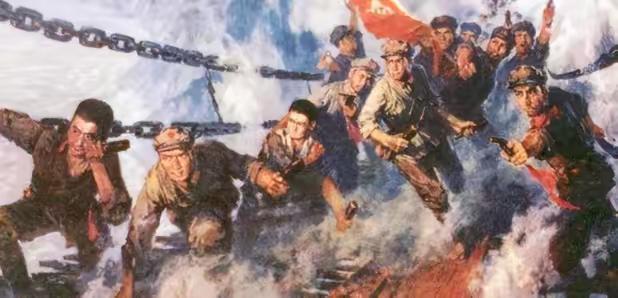 55年，毛主席通知飞夺泸定桥勇士来北京受封，勇士：请主席降衔。1955年，授衔仪