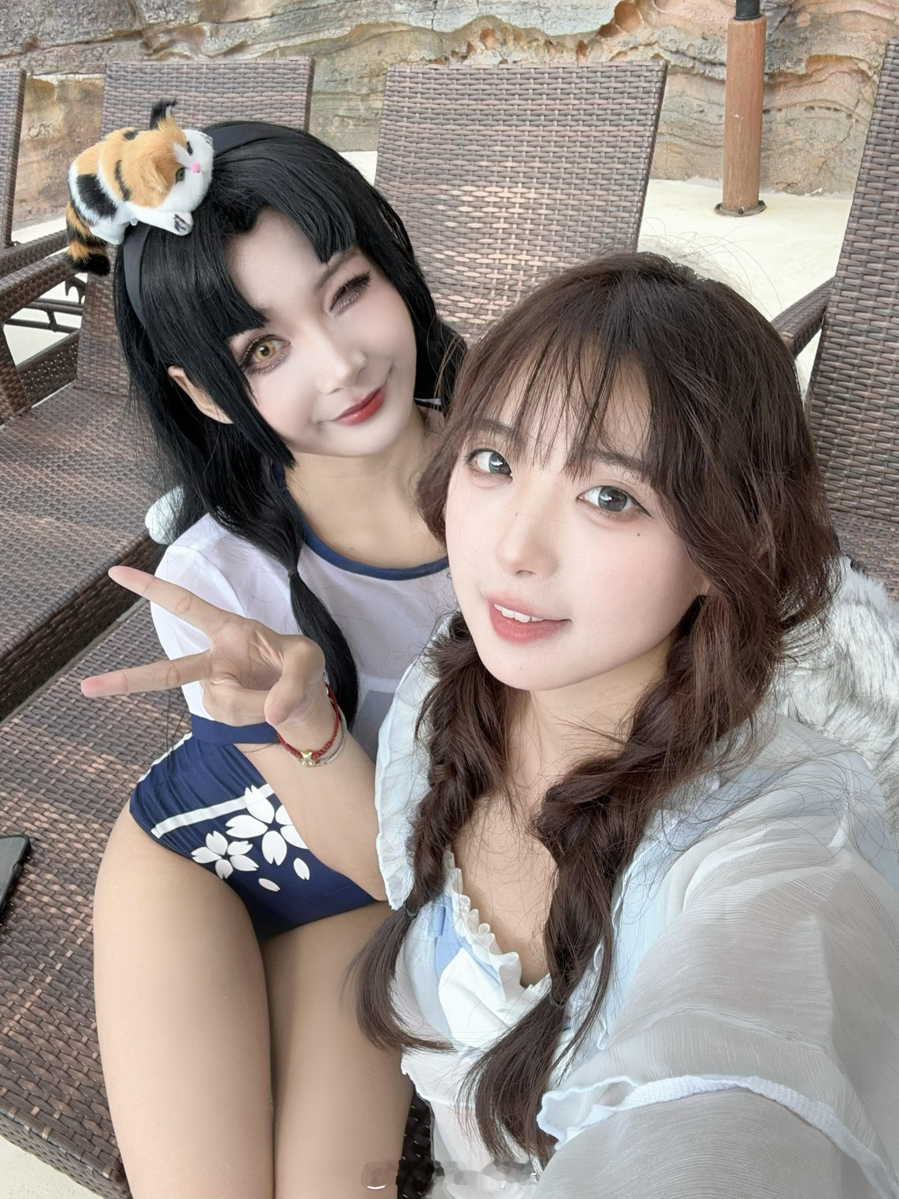 冒个泡泳池永劫无间胡桃 好久没拍永劫啦！！快来救救胡桃  ​​​