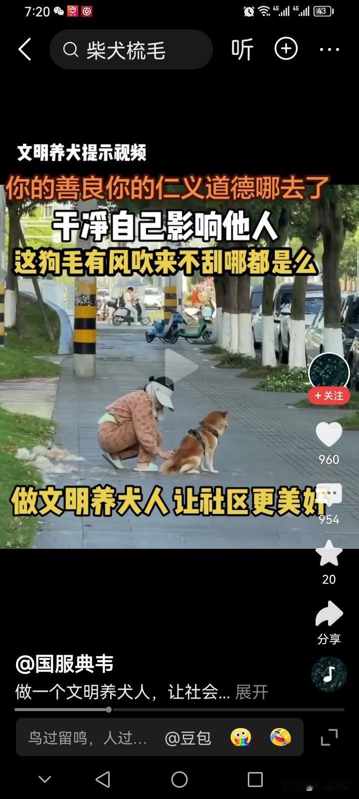 “如果说，未来社会，我们的生存空间会被狗压缩，你们信吗？”
最近我在想一个问题，