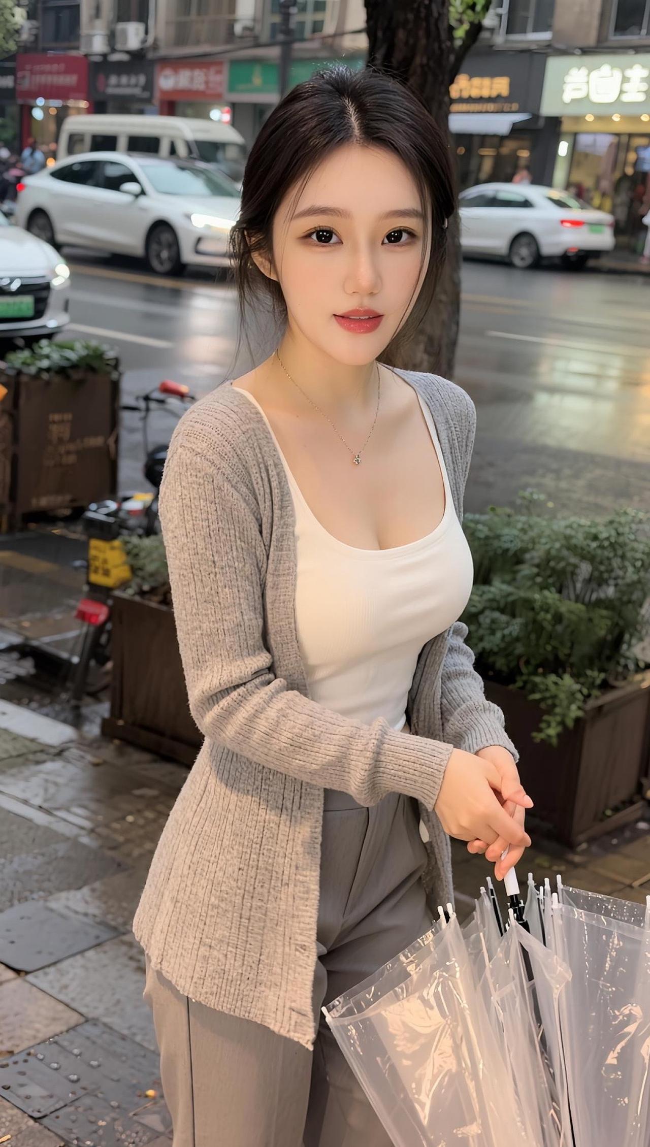 AI都市街拍 抖音ai创作