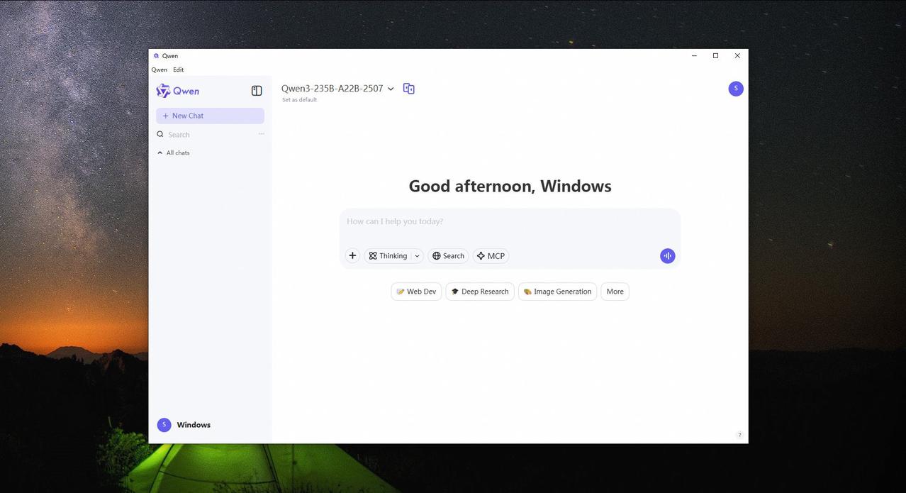 🚀 Qwen Chat 桌面版 for Windows 现已推出！
💻 Qw