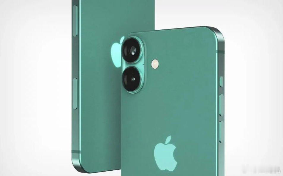 #iPhone16最新高清渲染图#iPhone16 不仅有了新配色，还新增了拍照