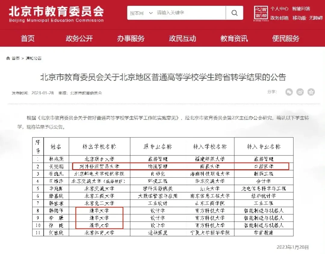考上清华不上，还转去别的学校上学？考上大学报到入学后还能跨省转校？答案...